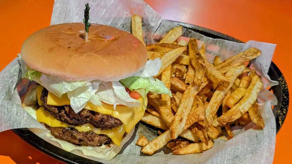 Double Cheeseburger with Fries